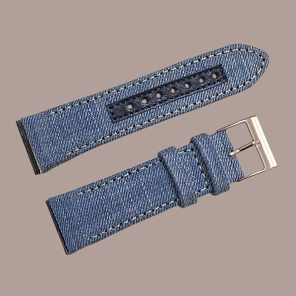 Guess W0040G6 Modeline Uyumlu El Yapımı Erkek Kot Kol Saati Kordonu Kayışı