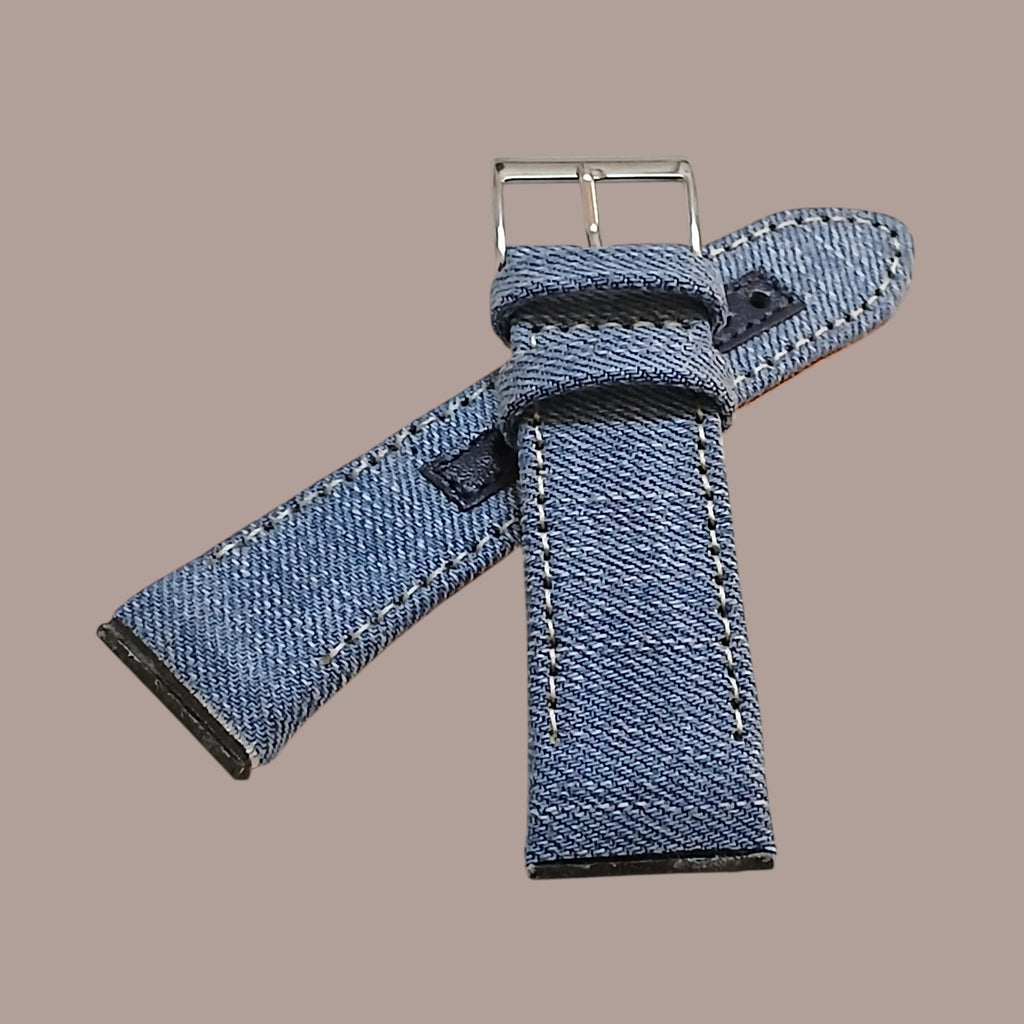 Guess W0040G6 Modeline Uyumlu El Yapımı Erkek Kot Kol Saati Kordonu Kayışı