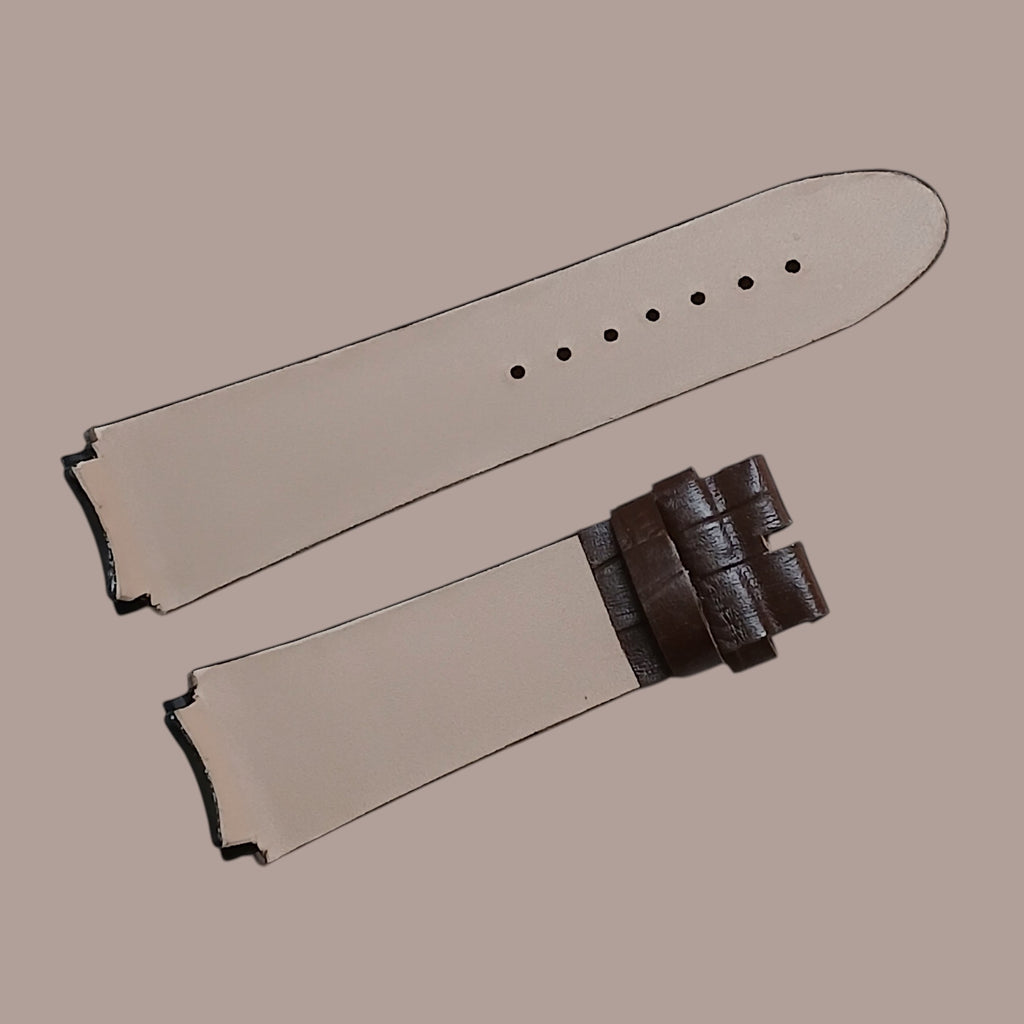 Guess W0040G10 Modeline Uyumlu El Yapımı Kahverengi Deri Erkek Kol Saati Kayışı