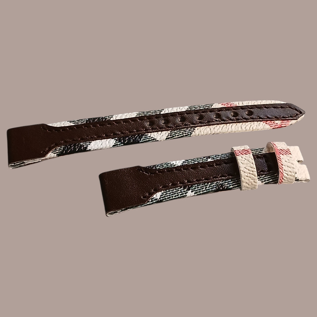 Burberry 20mm Uyumlu El Yapımı Saat Kordonu Kayışı