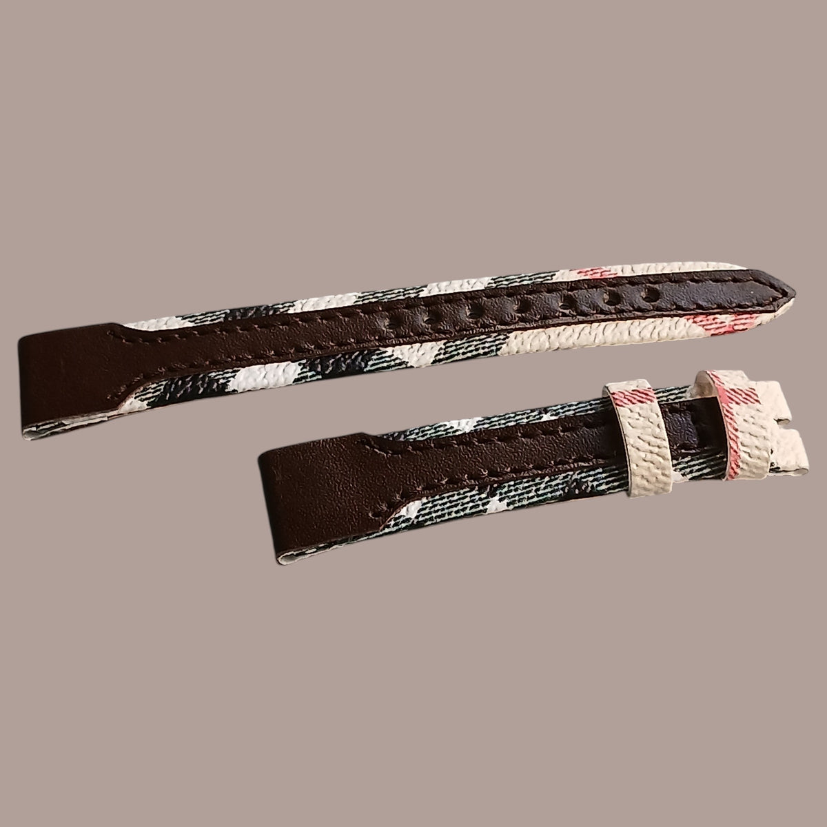 Burberry 20mm Uyumlu El Yapımı Saat Kordonu Kayışı