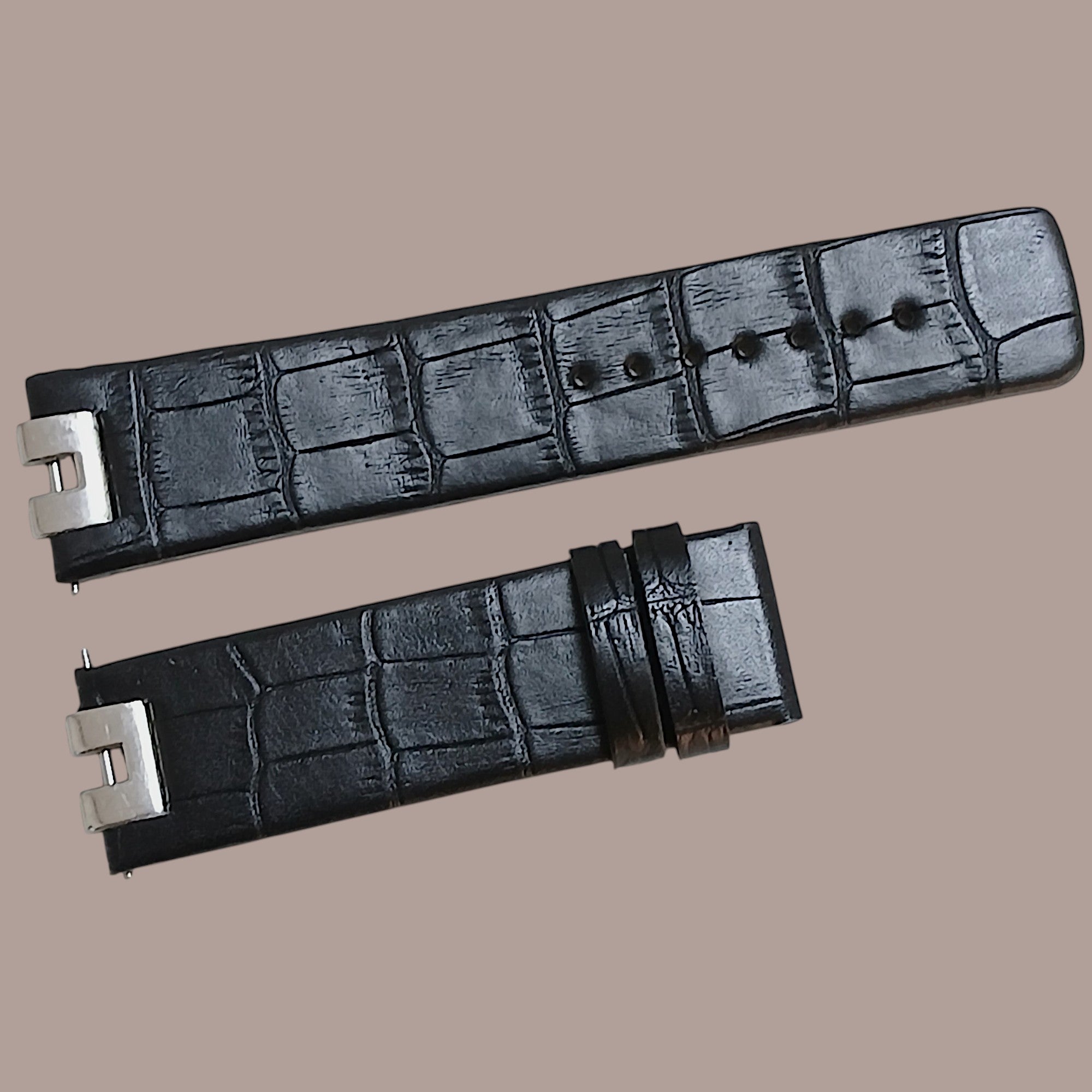 Cerruti 64631 siyah deri saat kordonu