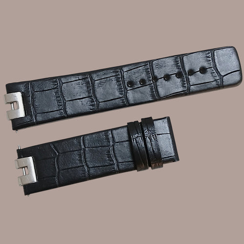 Cerruti 64631 siyah deri saat kordonu