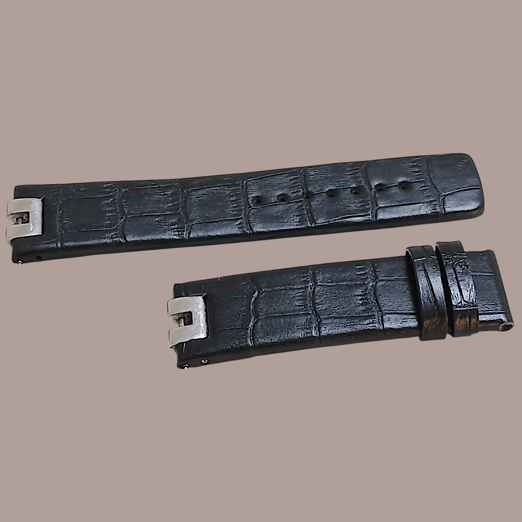 Cerruti 64631 siyah deri saat kordonu