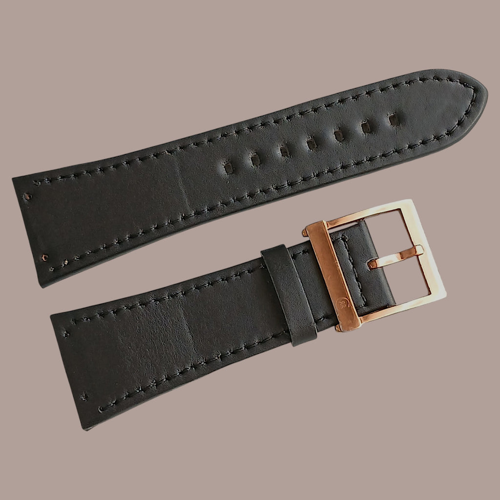 Cerruti CRA040C222H siyah deri saat kordonu