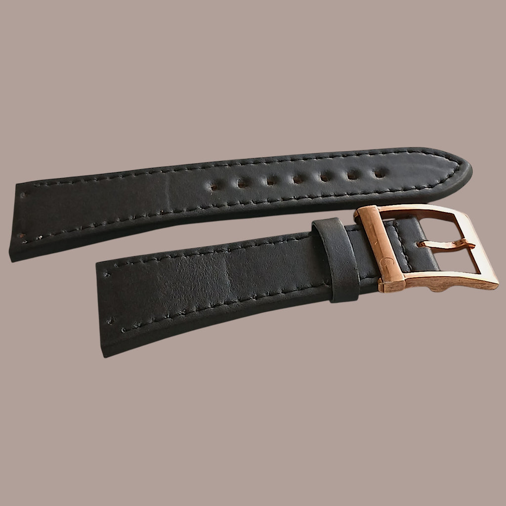 Cerruti CRA040C222H siyah deri saat kordonu
