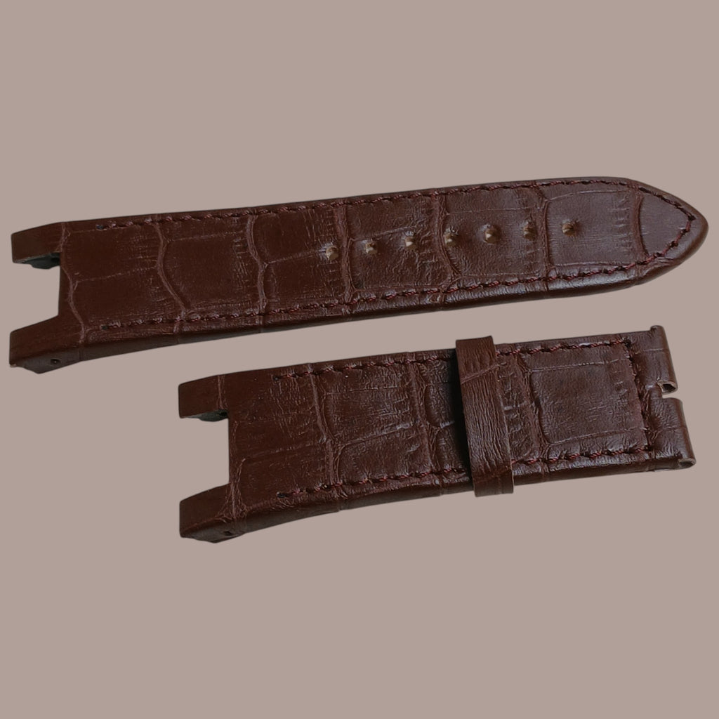 Cerruti CRB012I233G kahverengi deri saat kordonu