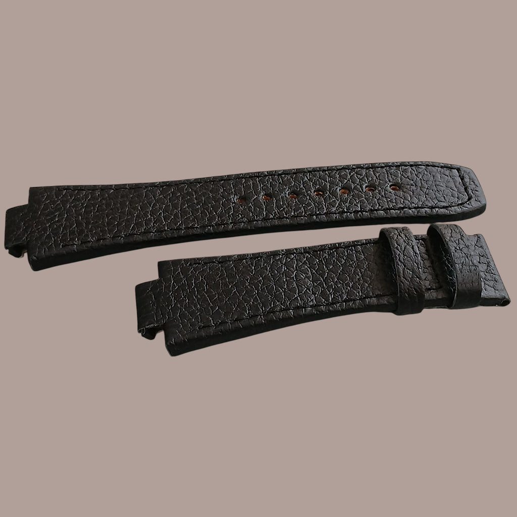 Cerruti CRC003D221G siyah deri saat kordonu