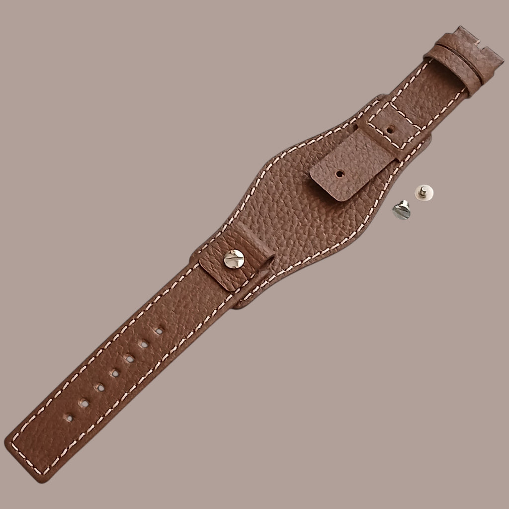 Fossil JR1157 kahverengi deri saat kordonu