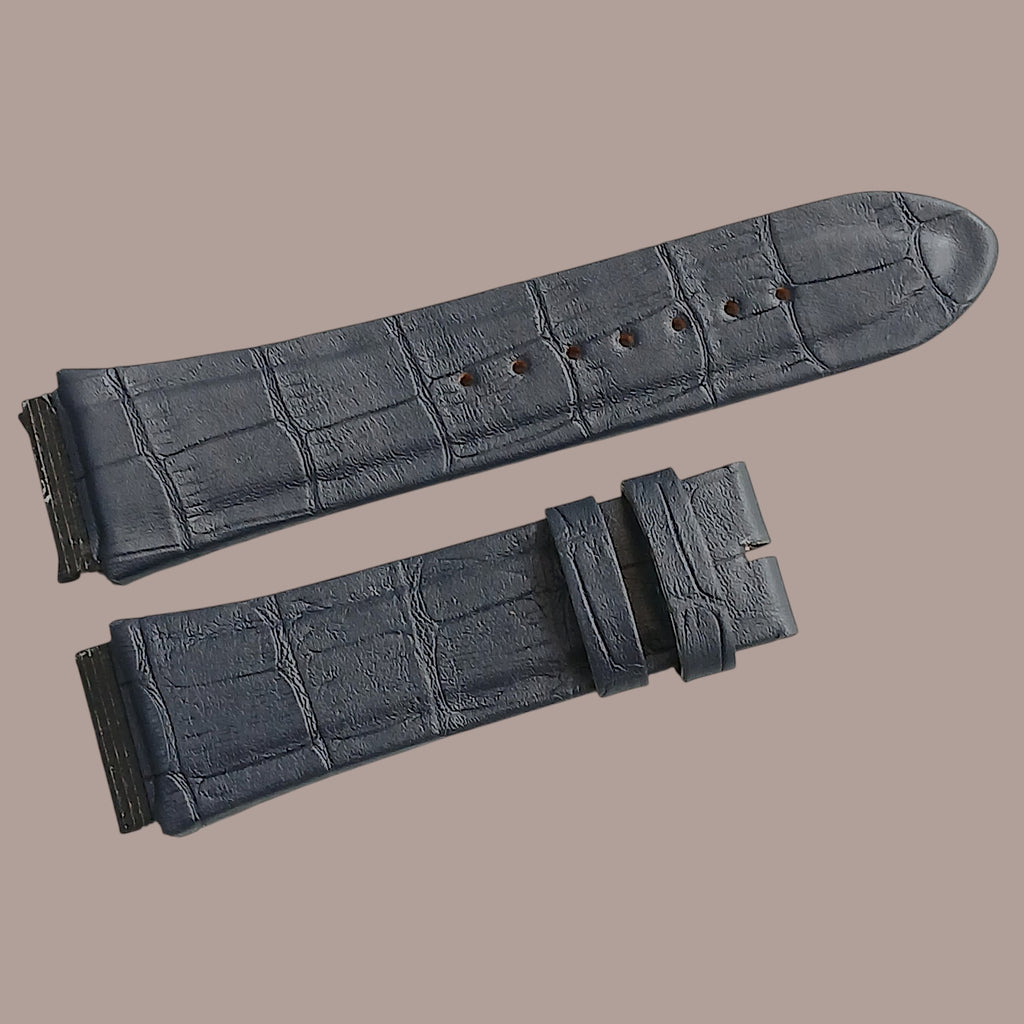 Guess 0247G3 lacivert deri saat kordonu