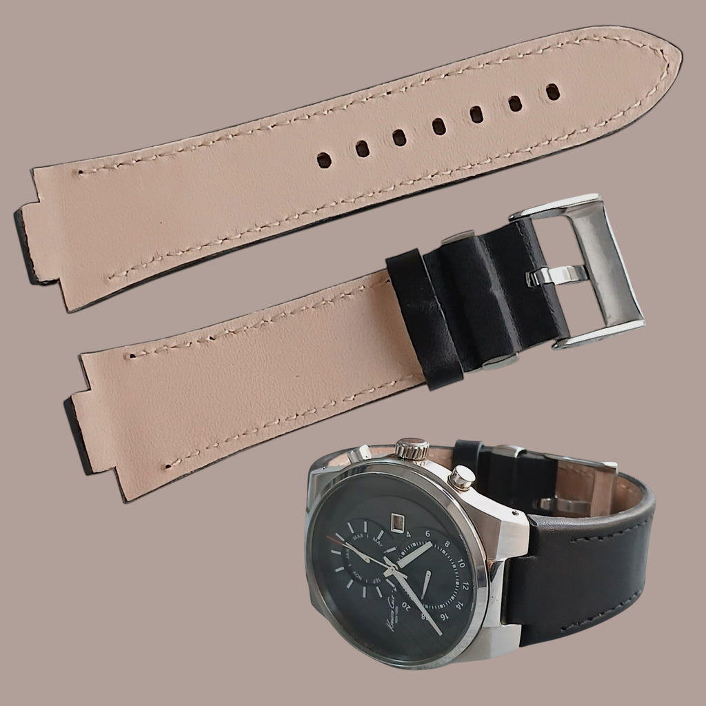 Kenneth cole KC1695 siyah deri saat kordonu