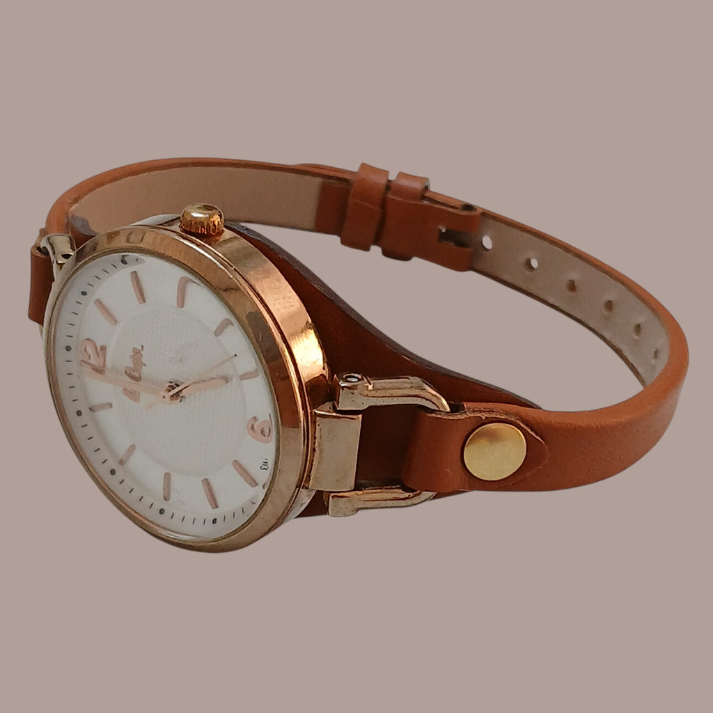 Lee Cooper LC06610 kahverengi taba deri saat kordonu