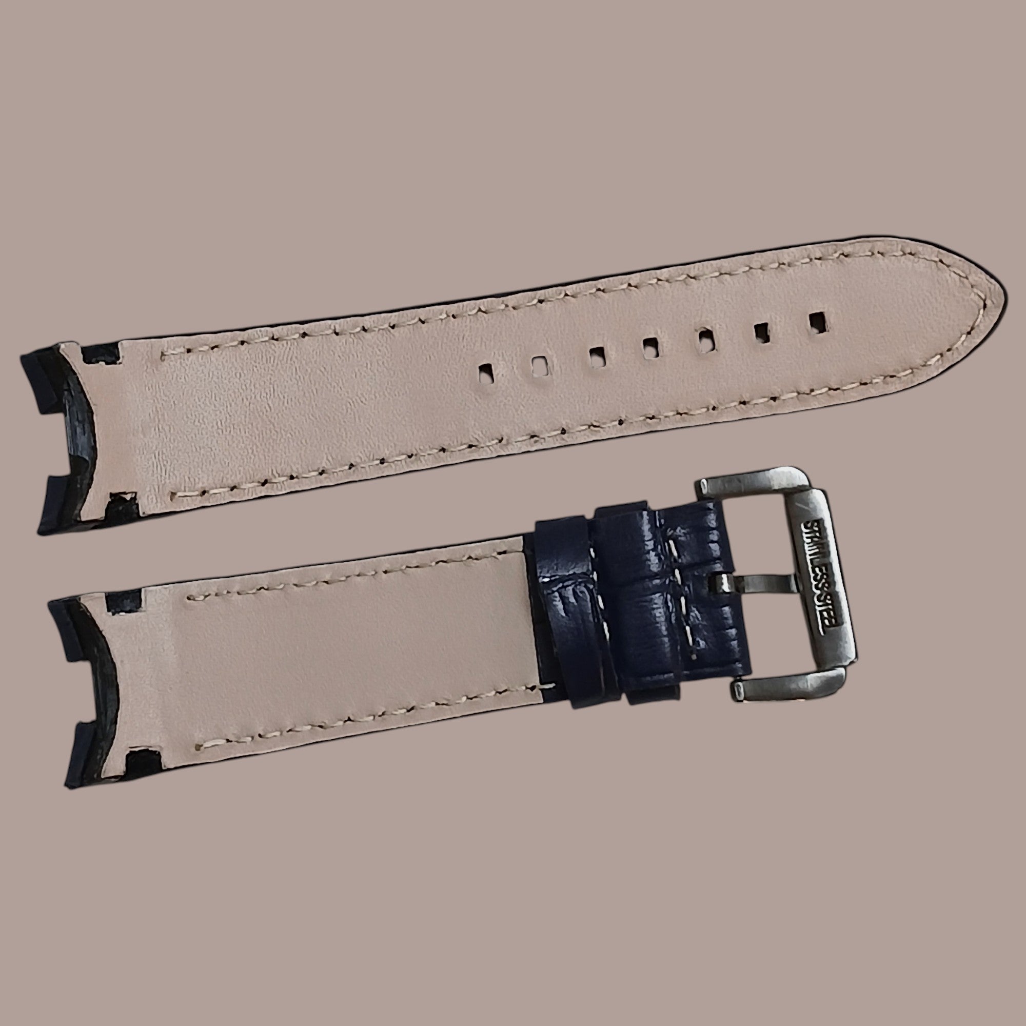 Momentus SM101 lacivert deri saat kordonu