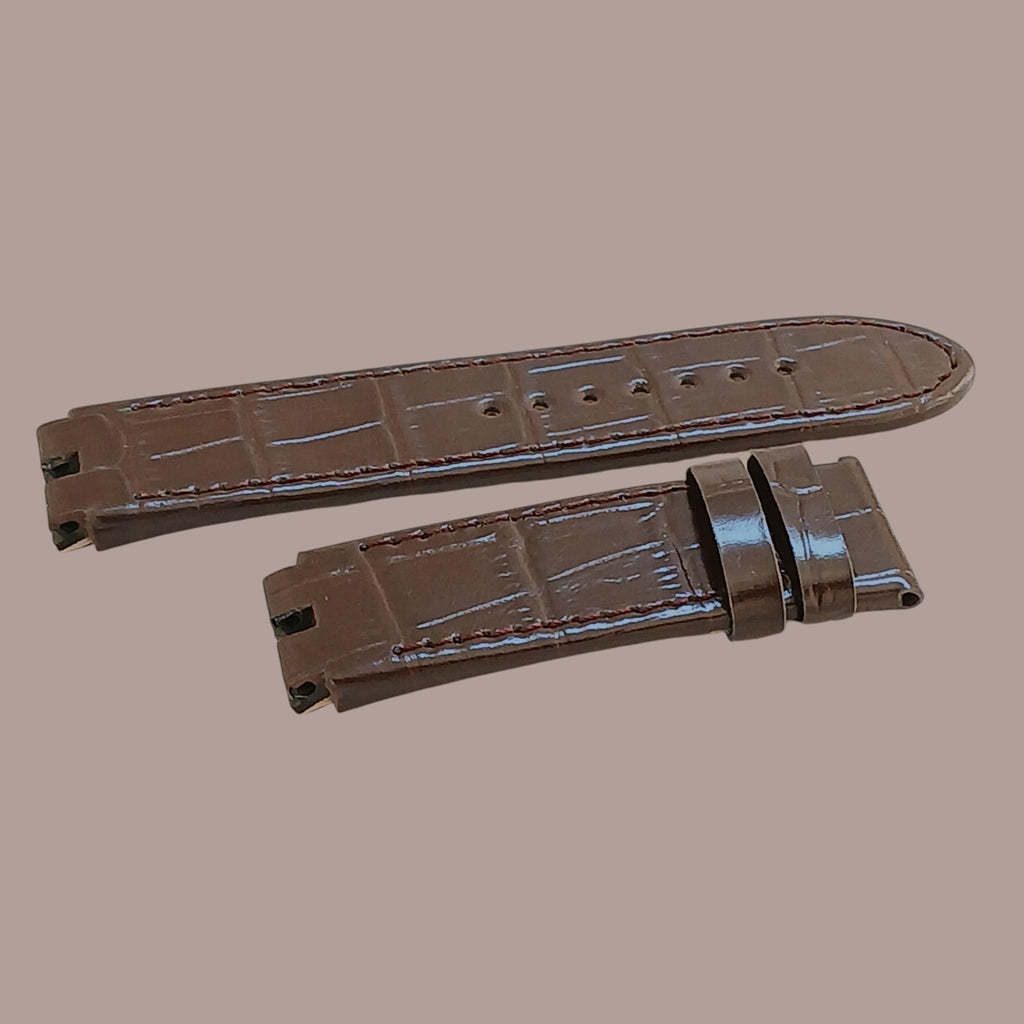Mulco MW1-29851-131 Modeline Uyumlu El Yapımı Kahverengi Deri Kol Saati Kayışı