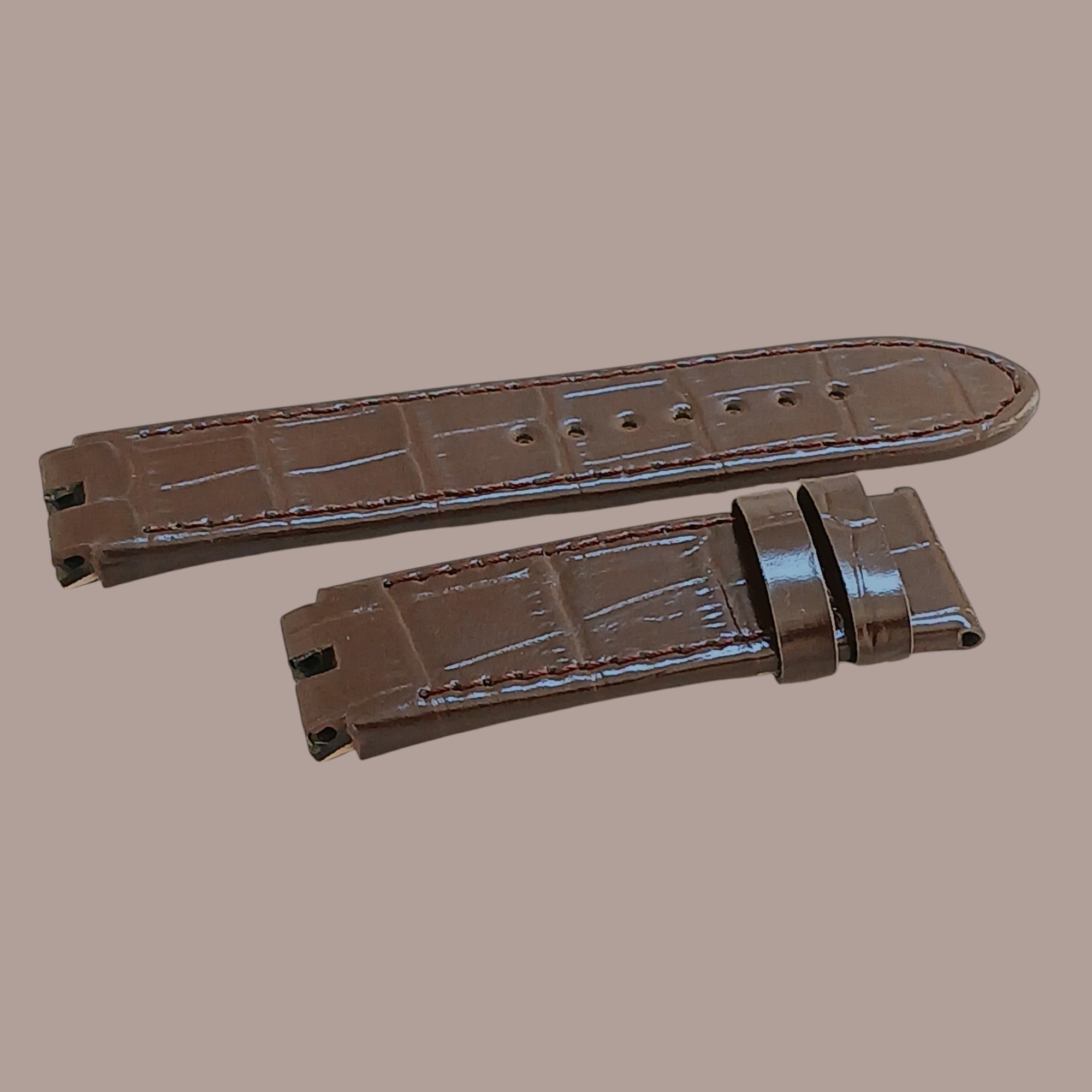 Mulco MW1-29851-131 Modeline Uyumlu El Yapımı Kahverengi Deri Kol Saati Kayışı