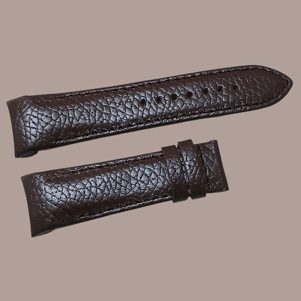 Polo Country 2984G Uyumlu El Yapımı Kahverengi Deri Erkek Kol Saati Kordonu Kayışı