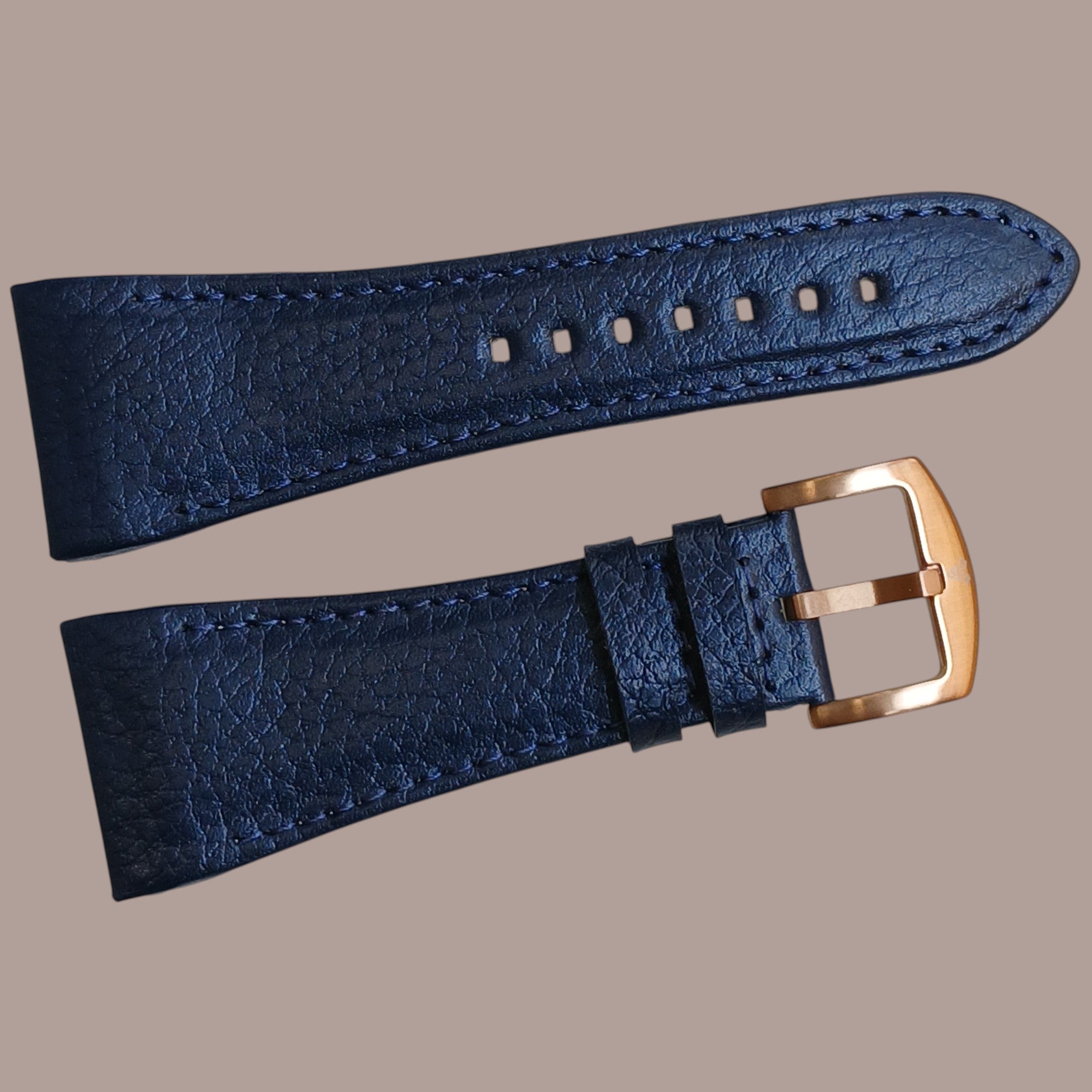 Raymond 8309M lacivert deri saat kordonu