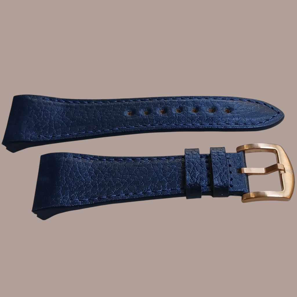 Raymond 8309M lacivert deri saat kordonu