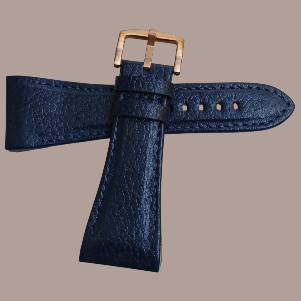 Raymond 8309M lacivert deri saat kordonu