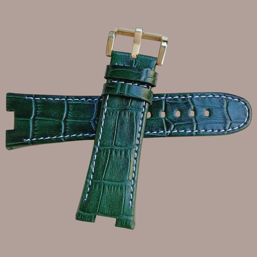 Santa barbara polo SB.3.10001.5 yeşil deri saat kordonu 
