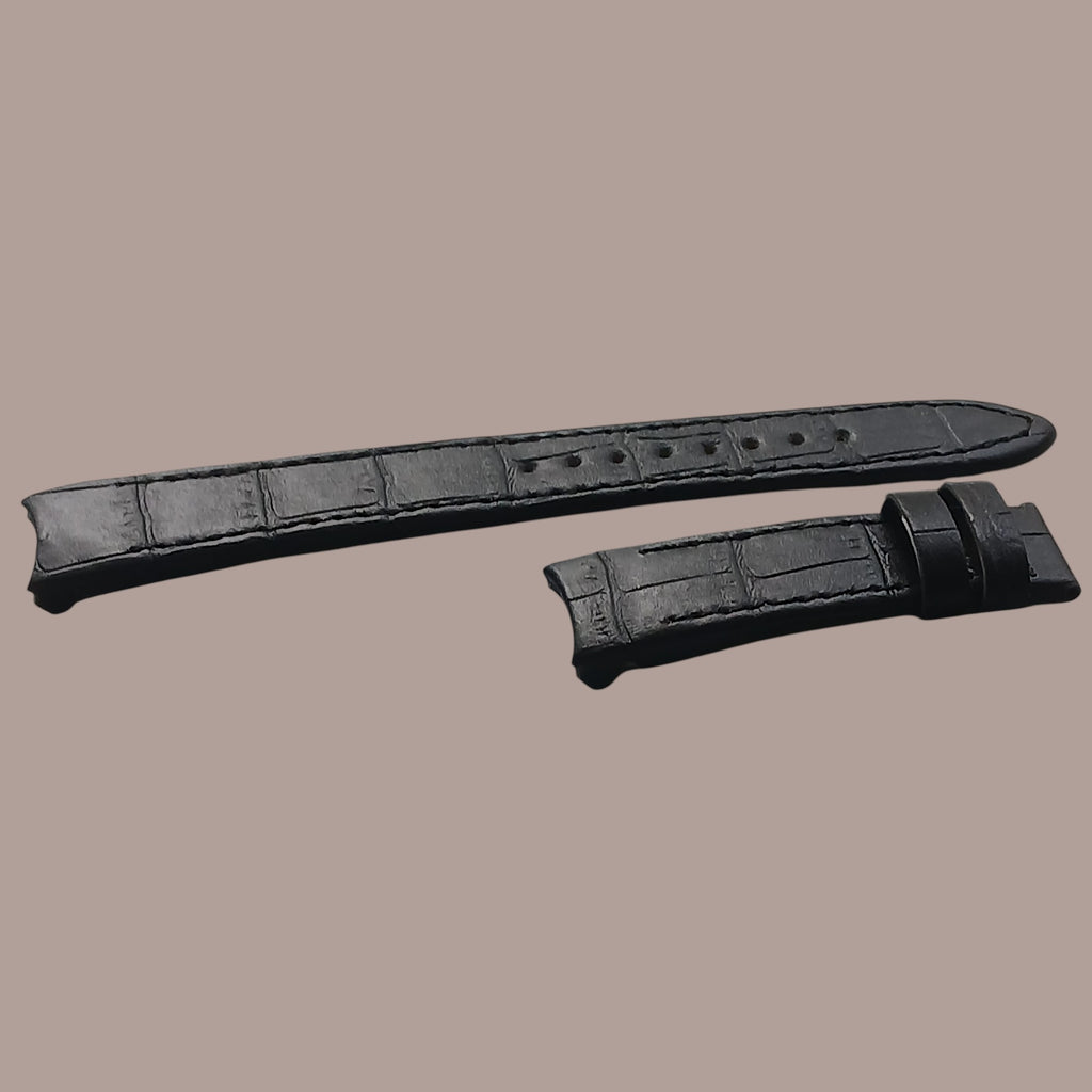 Seiko premier 6A32-0OX0 siyah deri saat kordonu