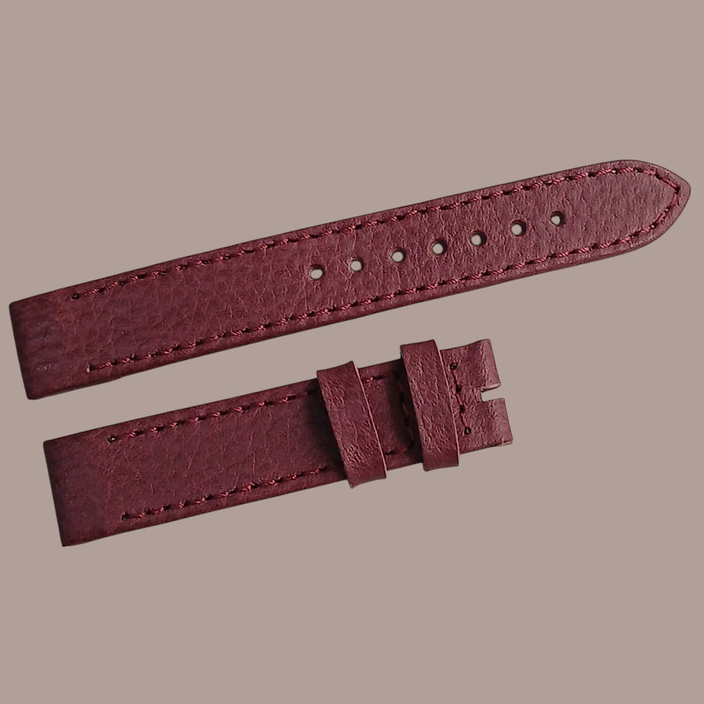 Slazenger SL.9.1305.3.05 bordo deri saat kordonu