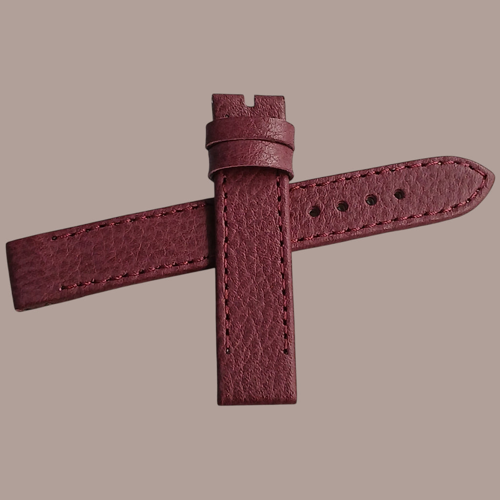 Slazenger SL.9.1305.3.05 bordo deri saat kordonu