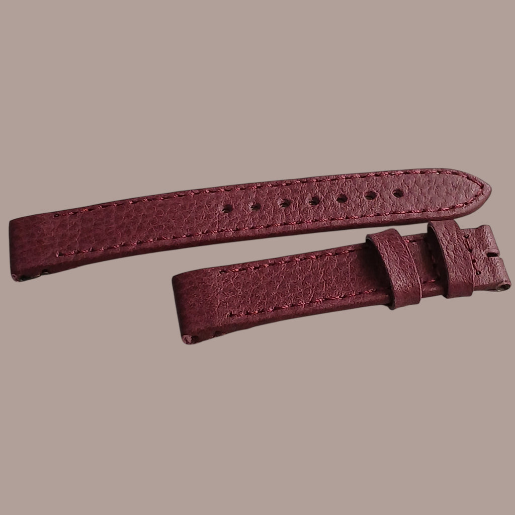 Slazenger SL.9.1305.3.05 bordo deri saat kordonu