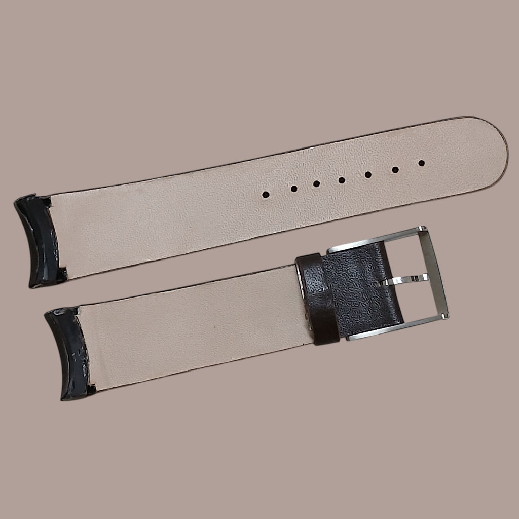 ck Calvin Klein K22 411 Uyumlu El Yapımı Siyah Deri Saat Kordonu Kayışı