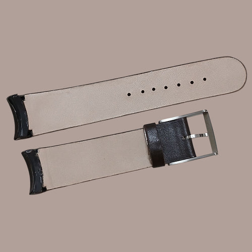 ck Calvin Klein K22 411 Uyumlu El Yapımı Siyah Deri Saat Kordonu Kayışı